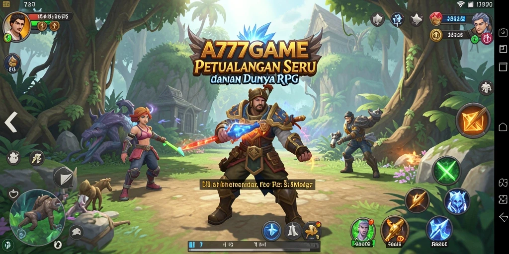 Tampilan gameplay A777GAME yang mendebarkan dan penuh aksi.