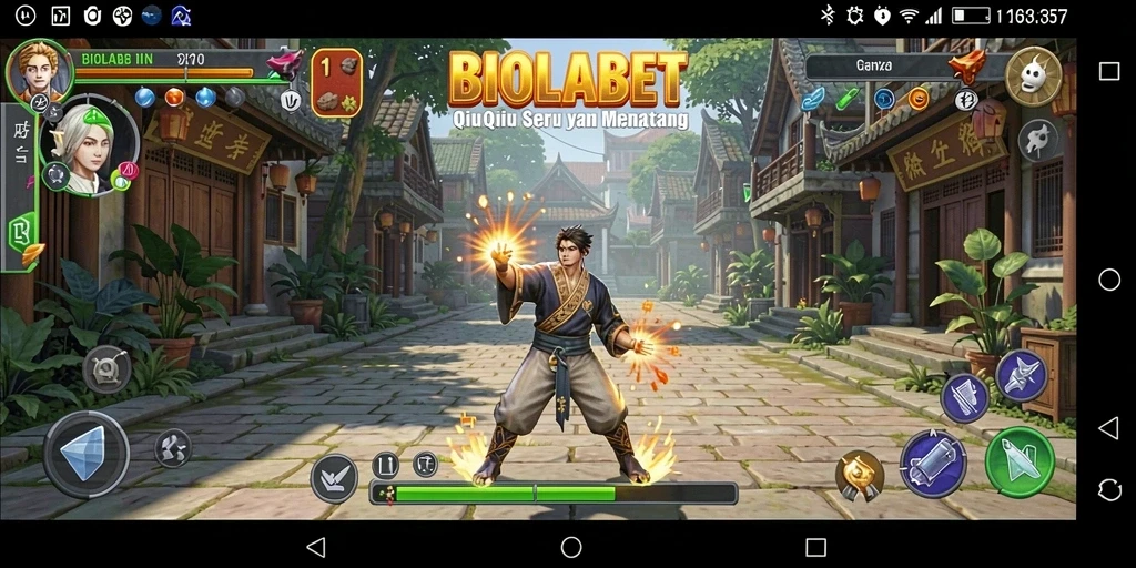 Tangkapan layar gameplay QiuQiu BIOLABET yang seru dan menegangkan.