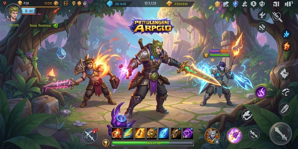 Tampilan menakjubkan dari gameplay ARPG F32.