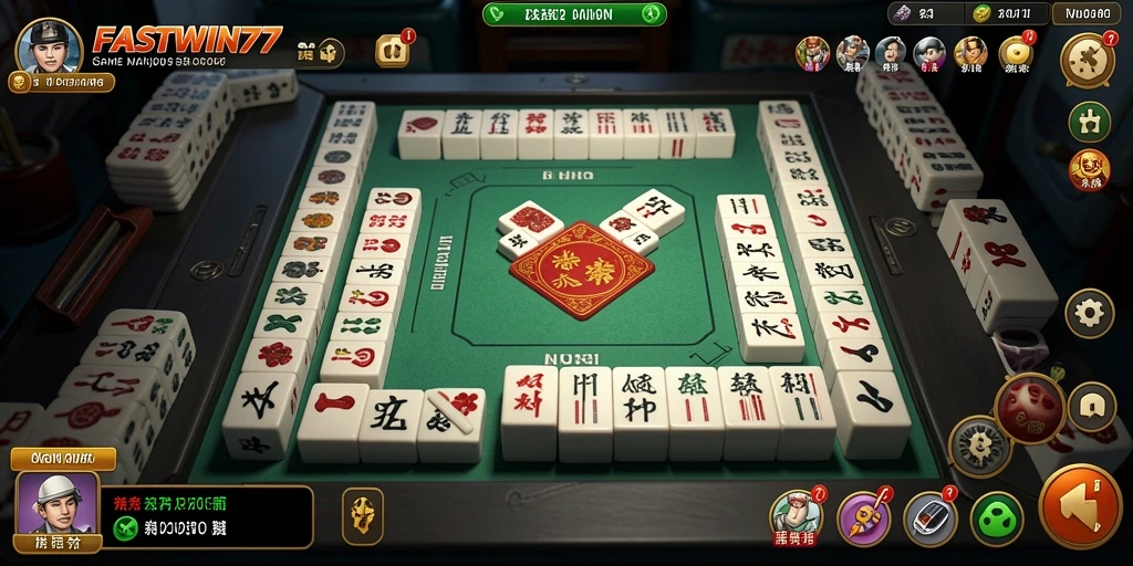 Tampilan menarik dari gameplay Mahjong di FASTWIN77.