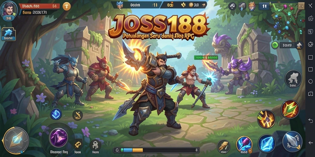 Gameplay JOSS188 yang mendebarkan dengan karakter dan pertarungan menarik.