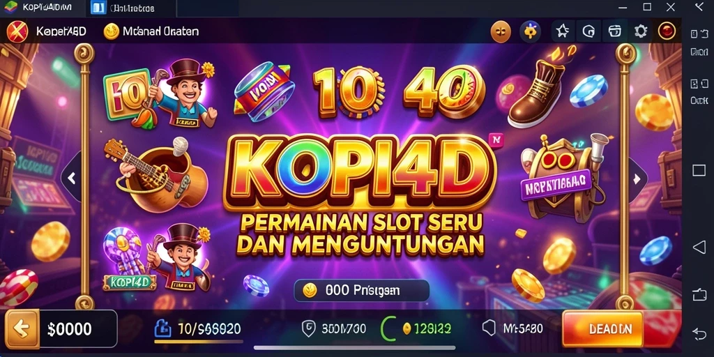 Tampilan gameplay KOPI4D yang mengasyikkan dan penuh warna.