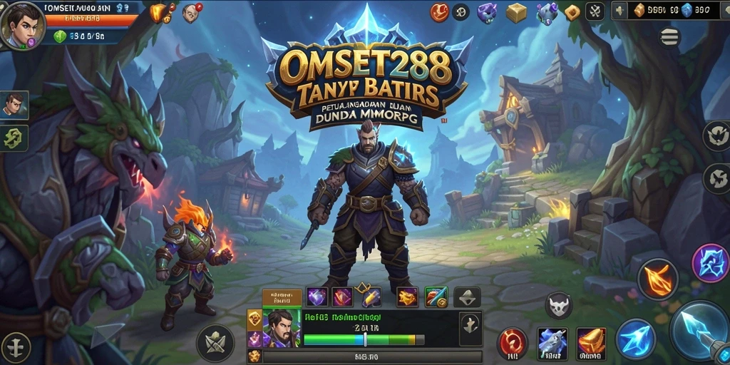 Tampilan gameplay OMSET288 yang menarik dalam dunia MMORPG.