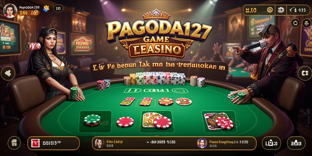 Tampilan antarmuka permainan Live Casino di PAGODA127 yang menarik dan interaktif.