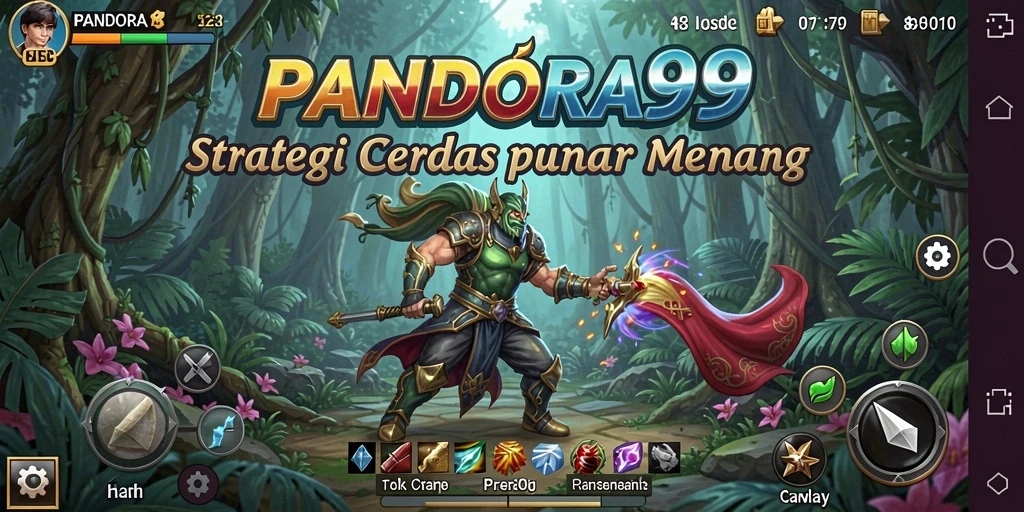 Tampilan gameplay strategis PANDORA99 yang mendebarkan.