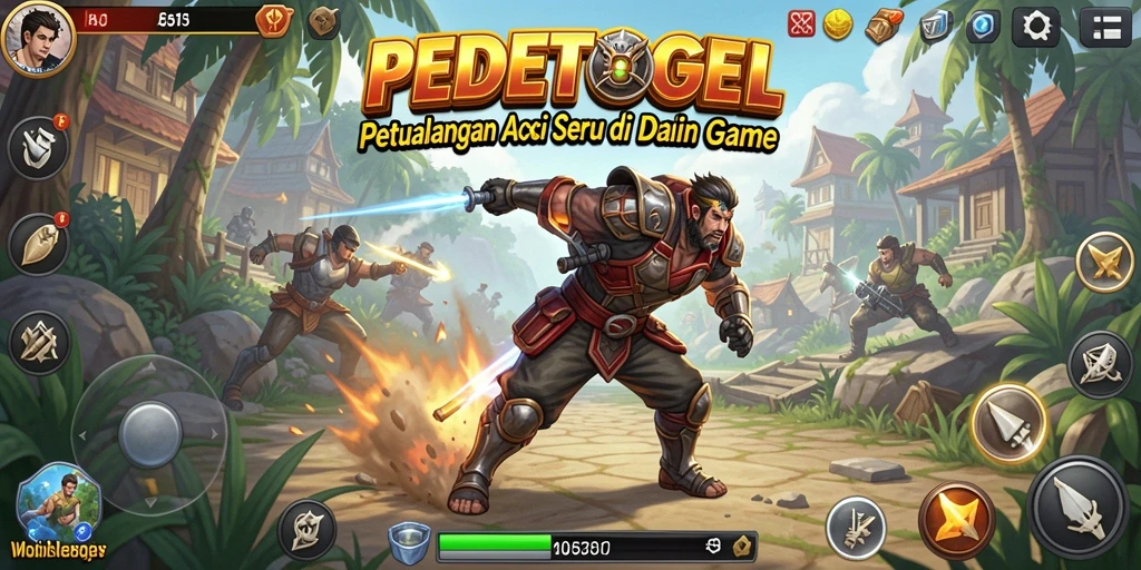 Screenshot gameplay PEDETOGEL yang penuh aksi seru.