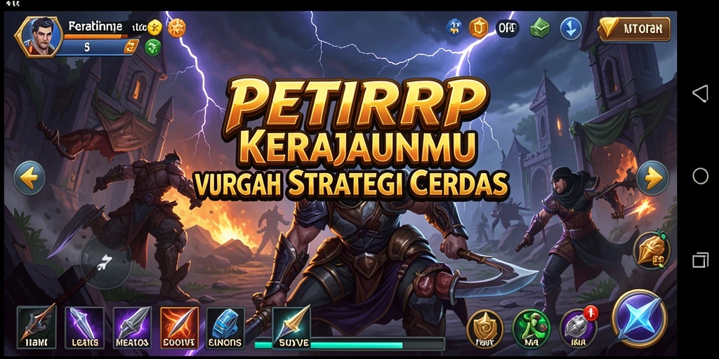 Tangkapan layar menunjukkan aksi mendebarkan di gameplay Tower Defense.