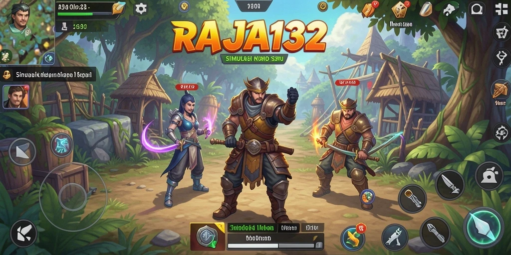 Tampilan grafis RAJA132 yang memukau dalam gameplay Simulation.
