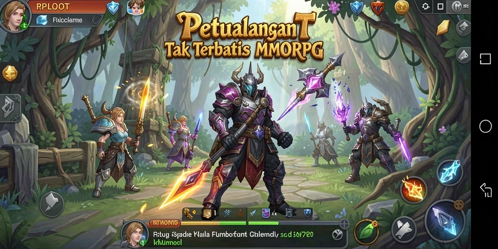 Gambaran gameplay menarik dari RPLOOT di dunia MMORPG.