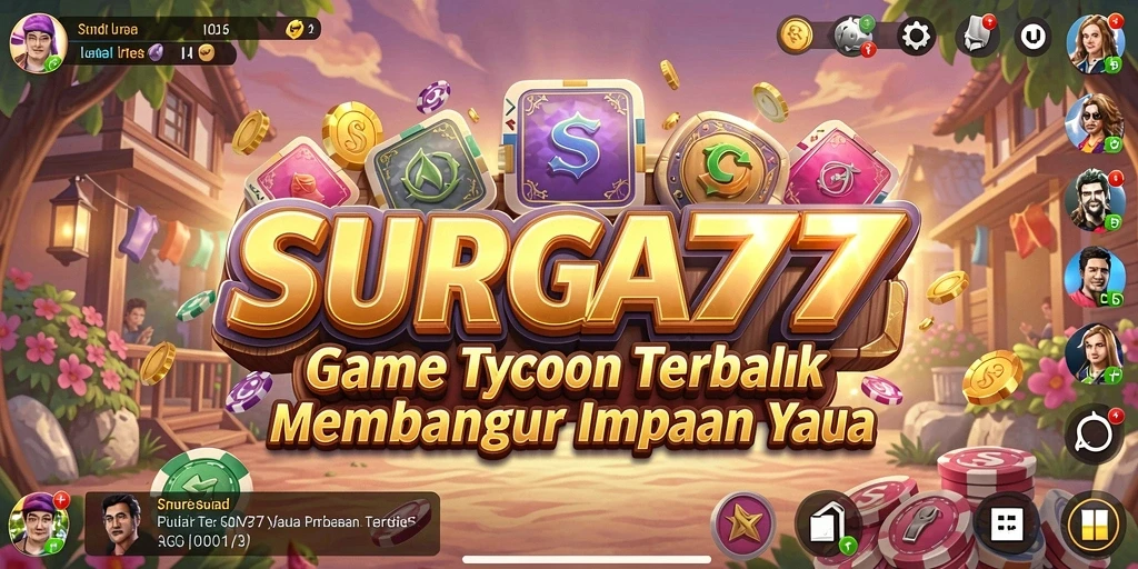 Gameplay menarik SURGA77 saat membangun kerajaan bisnis.