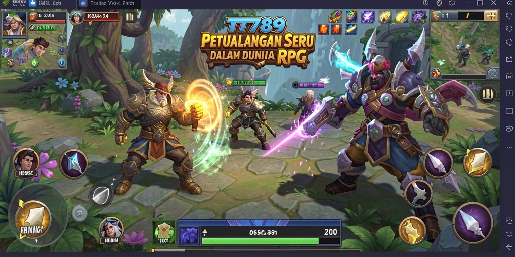 Tampilan gameplay <strong>TT789</strong> yang menakjubkan dalam berbagai misi RPG.