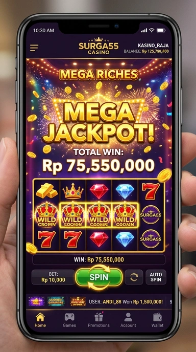 Screenshot kategori aplikasi di surga55.